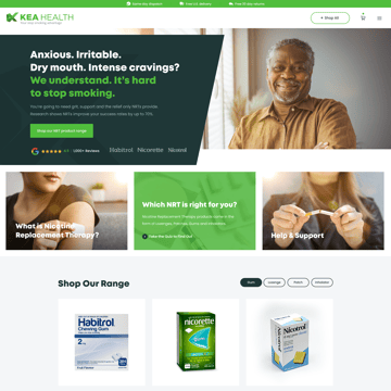 Kea Health Website Screenshot